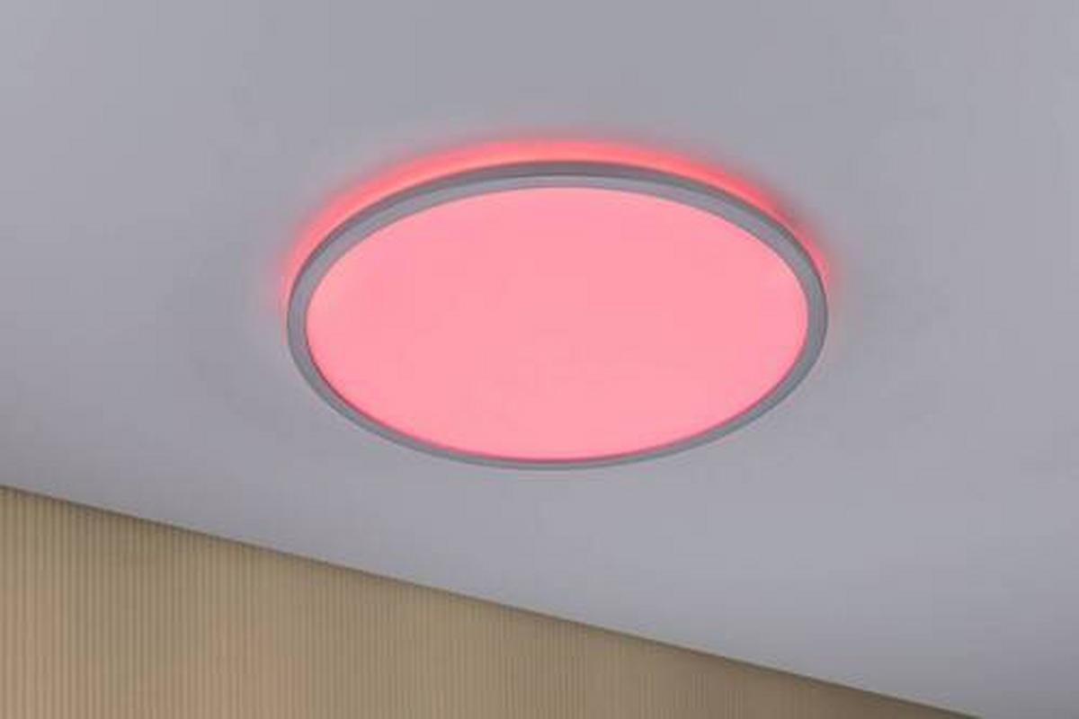 LED-Paneel Ø 42 cm Rund dimmbar - Chromfarben, Basics, Kunststoff (42cm) - Paulmann