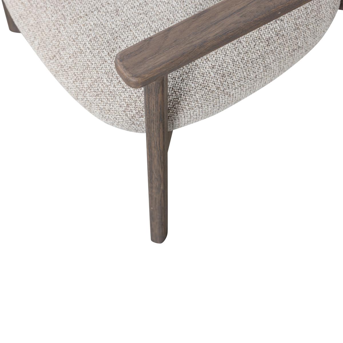 Sessel Udar Braun B: 68cm - Braun, Design, Holz/Textil (68/76/75cm) - Livetastic