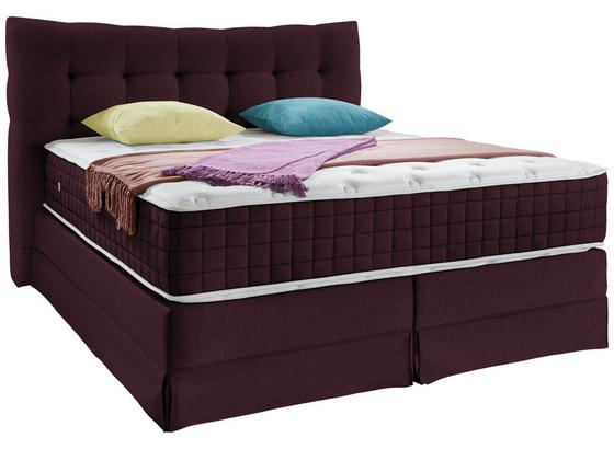Boxspringbett Domino ca.200/200cm, Weinrot - Weinrot, KONVENTIONELL, Holz (200/200cm) - James Wood Boxspringbett Domino ca.200/200cm, Weinrot - Weinrot, KONVENTIONELL, Holz (200/200cm) - James Wood