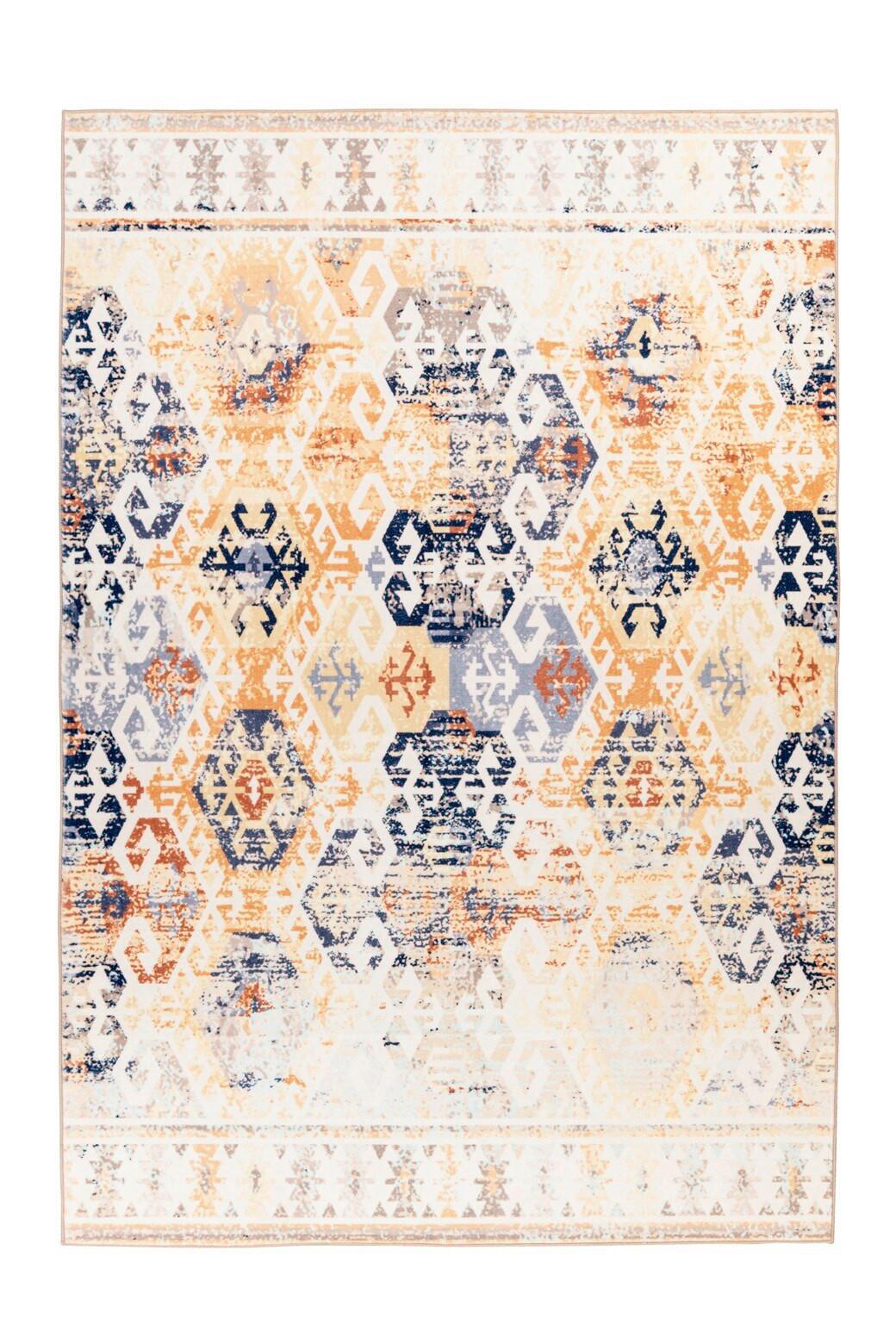 Flachwebteppich Beige Saphira 200 cm - Beige, KONVENTIONELL, Textil (200ml) - Kayoom