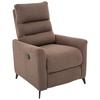 Relaxsessel Solace Braun/Schwarz B: 72 cm - Schwarz/Braun, Design, Textil/Metall (72/100/89cm) - Livetastic