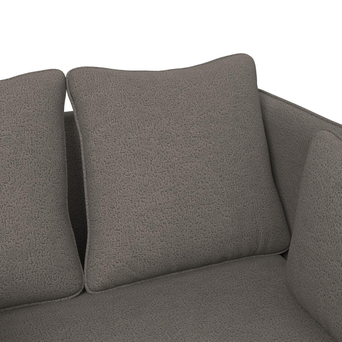 Relaxačné ležadlo SANDY, sivá ženilka, max.140 kg - čierna/sivá, Modern, kov/drevo (120/74/160cm) - Bessagi Home