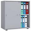 Aktenschrank Lona L Grau B: 70 cm - Grau, Basics, Holzwerkstoff (70/74/37cm) - MID.YOU