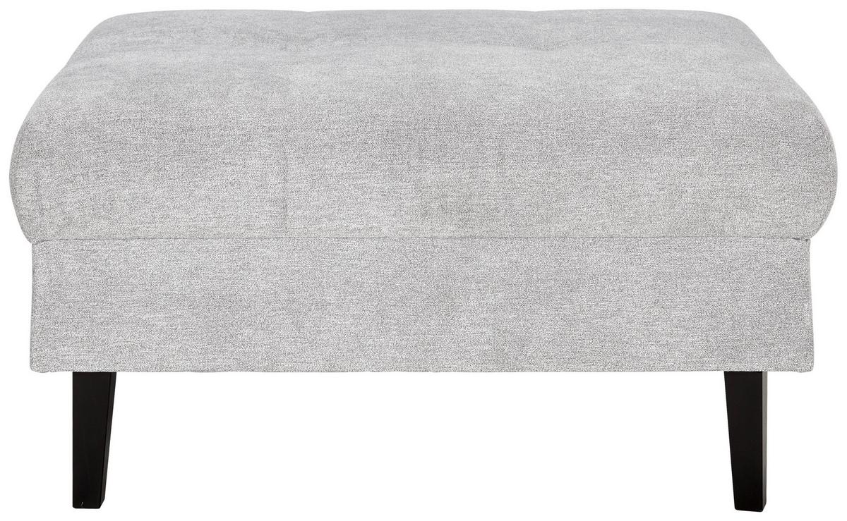 Taburetka BOSTON, sivá, max. 100 kg - čierna/sivá, Konventionell, drevo/textil (93/46/75cm) - Based