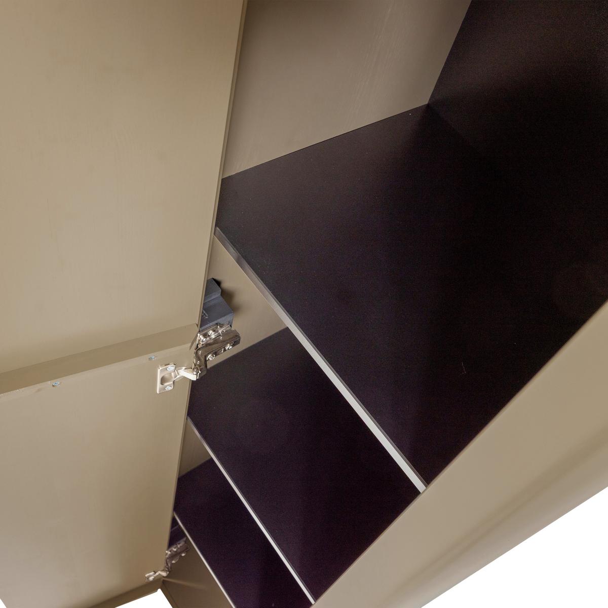 Mehrzweckschrank Gunnar Schlammfarben B: 45 cm - Schlammfarben, Design, Holz (45/217/39cm) - Livetastic