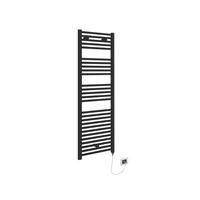 Handtuchtrockner E Innsbruck Schwarz 48/137,5cm - Schwarz, Basics, Metall (48/137,5cm) - Sanotechnik