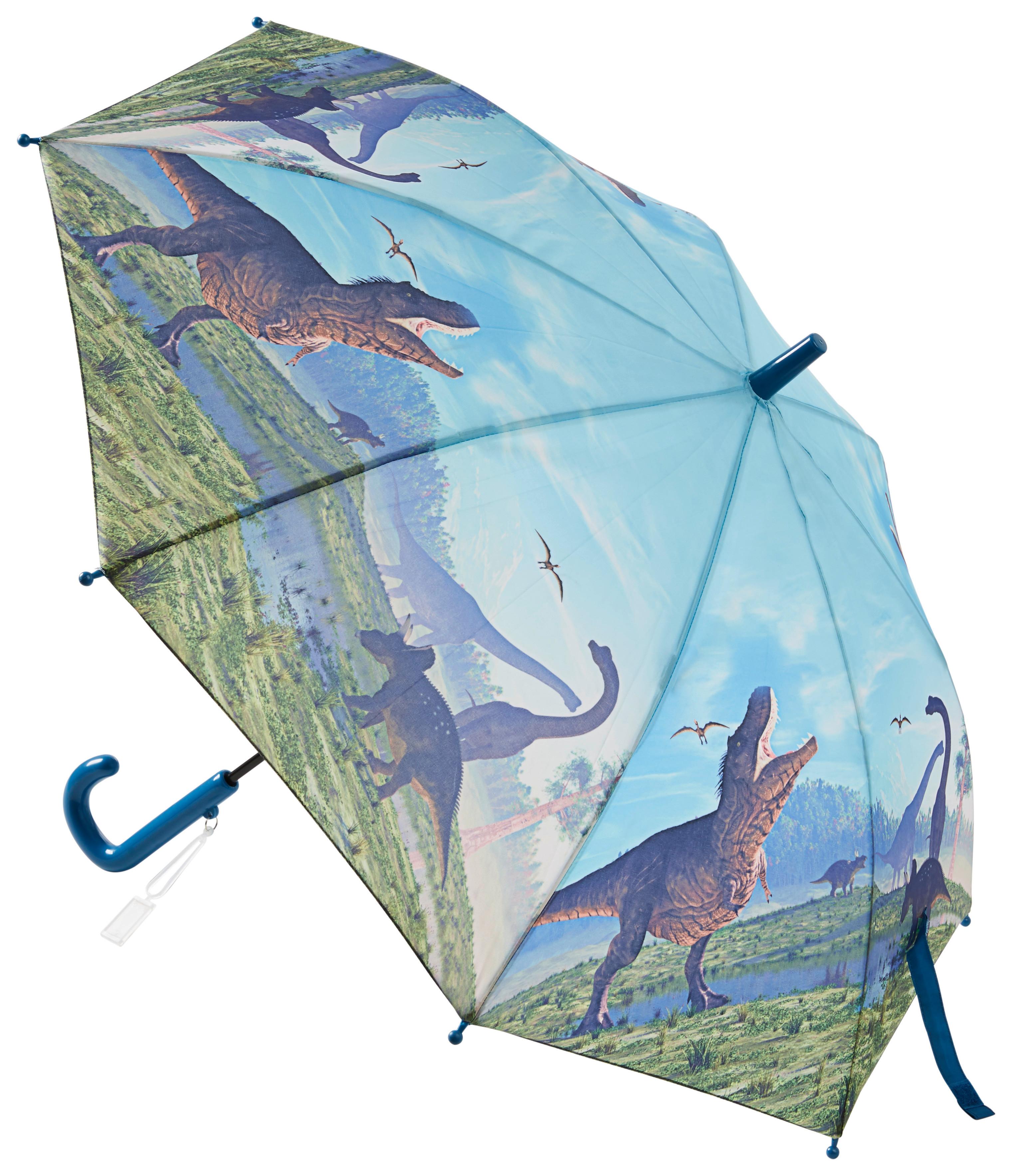 Deštník Dino - modrá, textil (8/68/4cm) - Modern Living