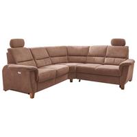 Ecksofa Parole Hellbraun S:241/238 Cm - Wildeiche/Hellbraun, KONVENTIONELL, Textil (241/238cm) - Livetastic