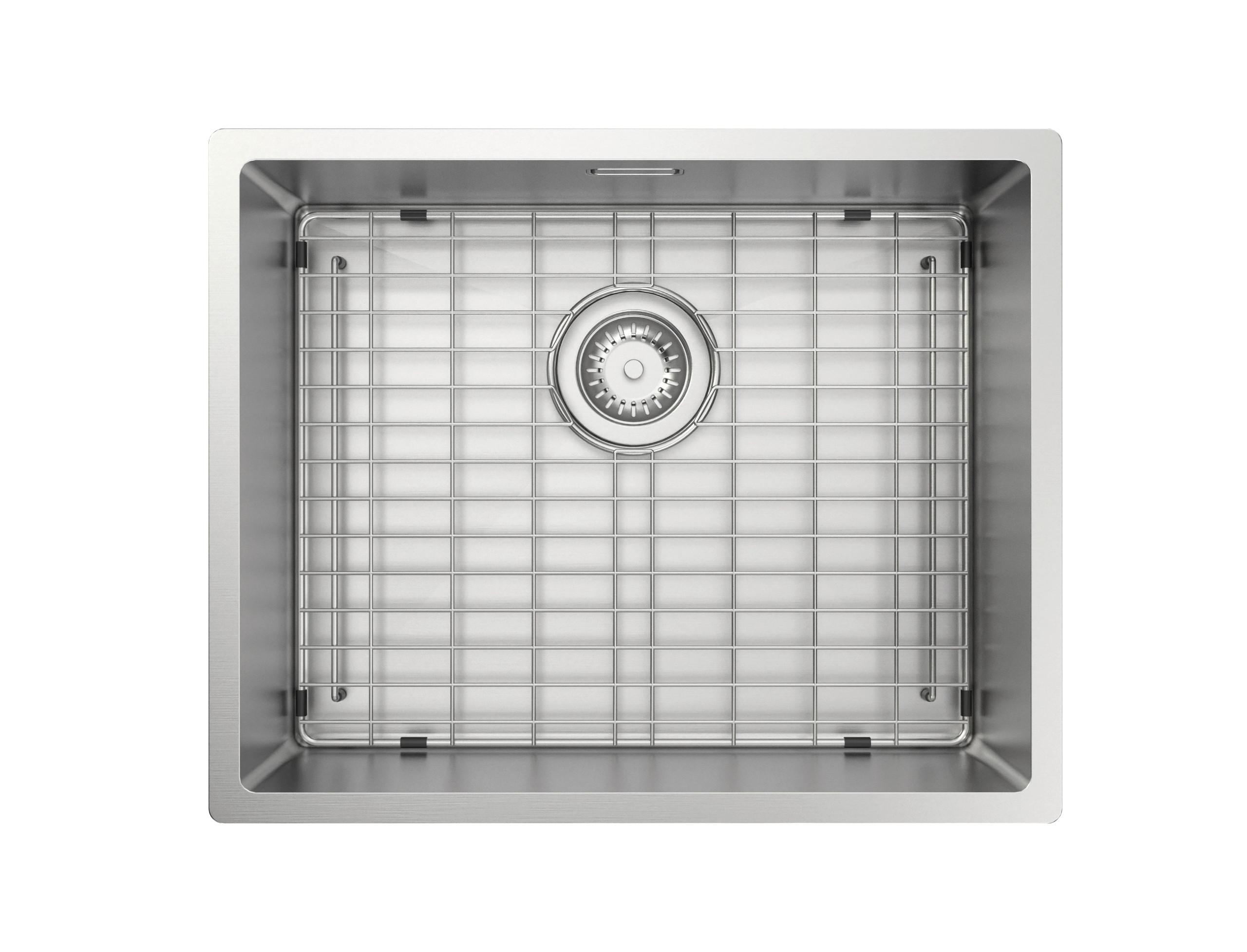 SPÜLE ARIA - Edelstahlfarben, Design, Metall (54/44cm) - Schütte