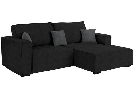 Wohnlandschaft In L-Form Tommy 265x167 cm - Schwarz/Grau, LIFESTYLE, Holz/Textil (265/167cm) - Luca Bessoni Wohnlandschaft In L-Form Tommy 265x167 cm - Schwarz/Grau, LIFESTYLE, Holz/Textil (265/167cm) - Luca Bessoni