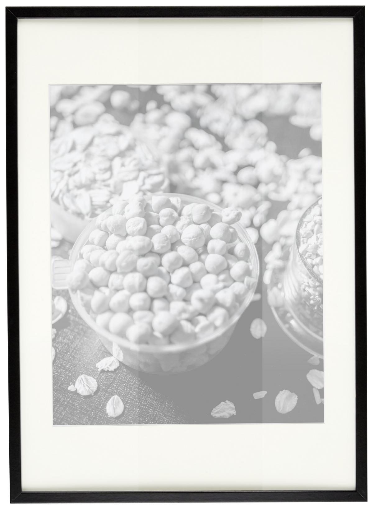 RÁM NA OBRAZY Gitta 50 x 70 cm - čierna, Modern, kompozitné drevo/plast (50/70/3,6cm) - Modern Living