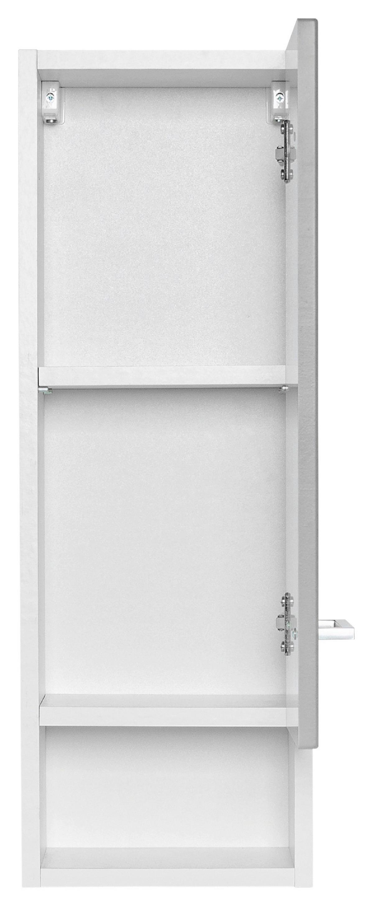 Hängeschrank Riga Hellgrau/weiß B: 25 Cm - Hellgrau/Weiß, MODERN, Holzwerkstoff (25/71/20cm) - Held