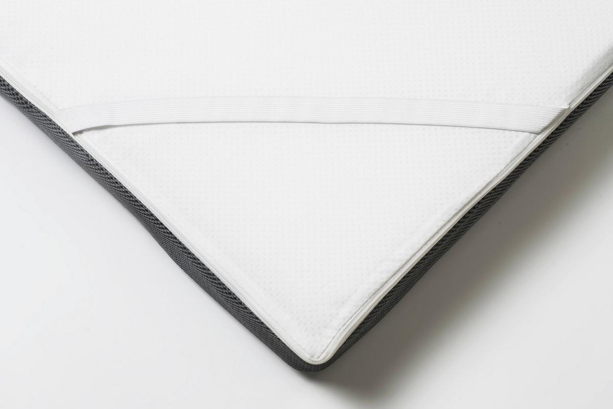 Eazzzy Topper Hellgrau LF: 180x200cm - Basics, Textil (180/200cm) - Genius