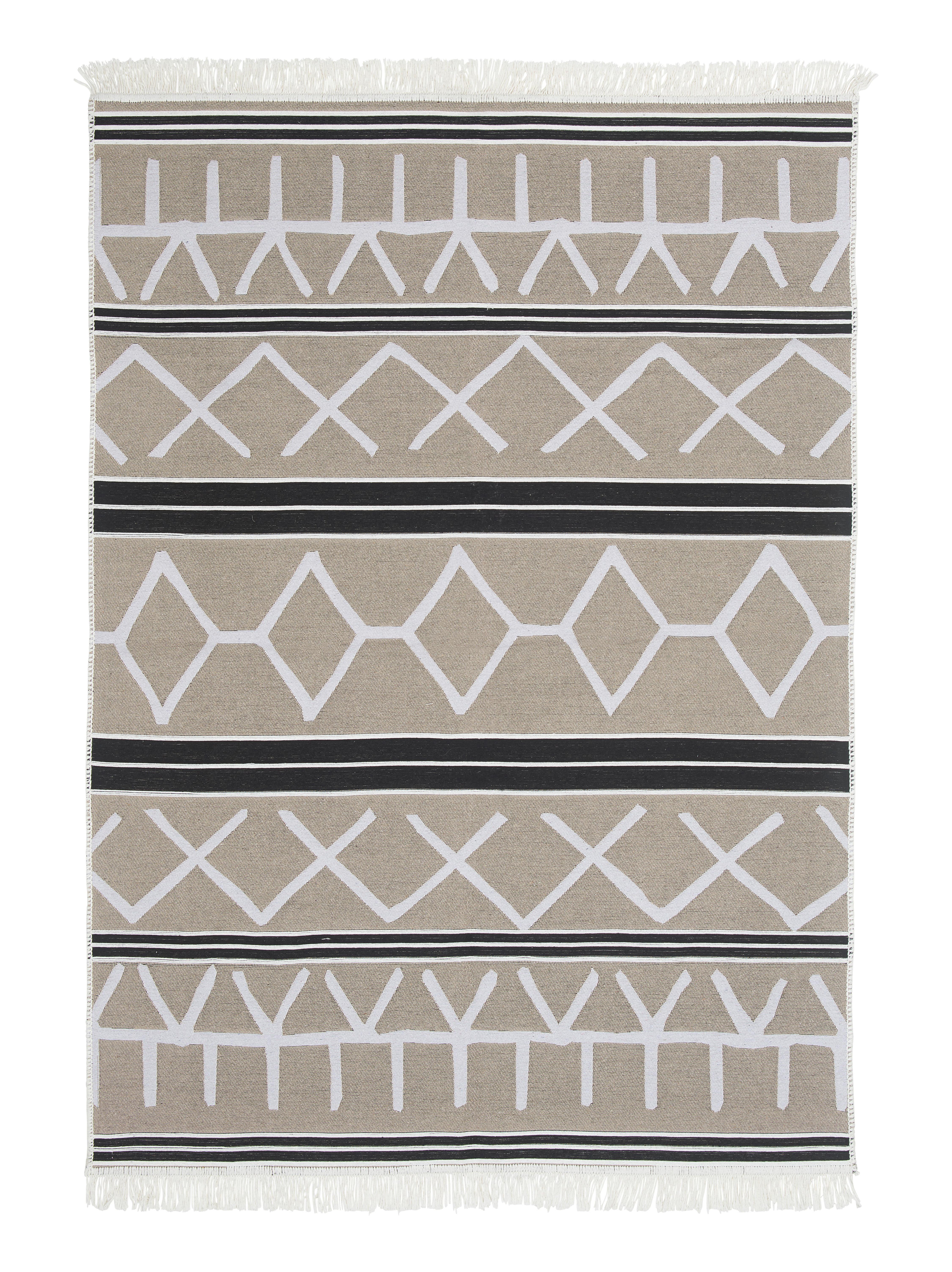 Teppich Braun Baumwolle Ida Rechteckig 120x170 Cm - Braun, ROMANTIK / LANDHAUS, Textil (120/170cm) - James Wood