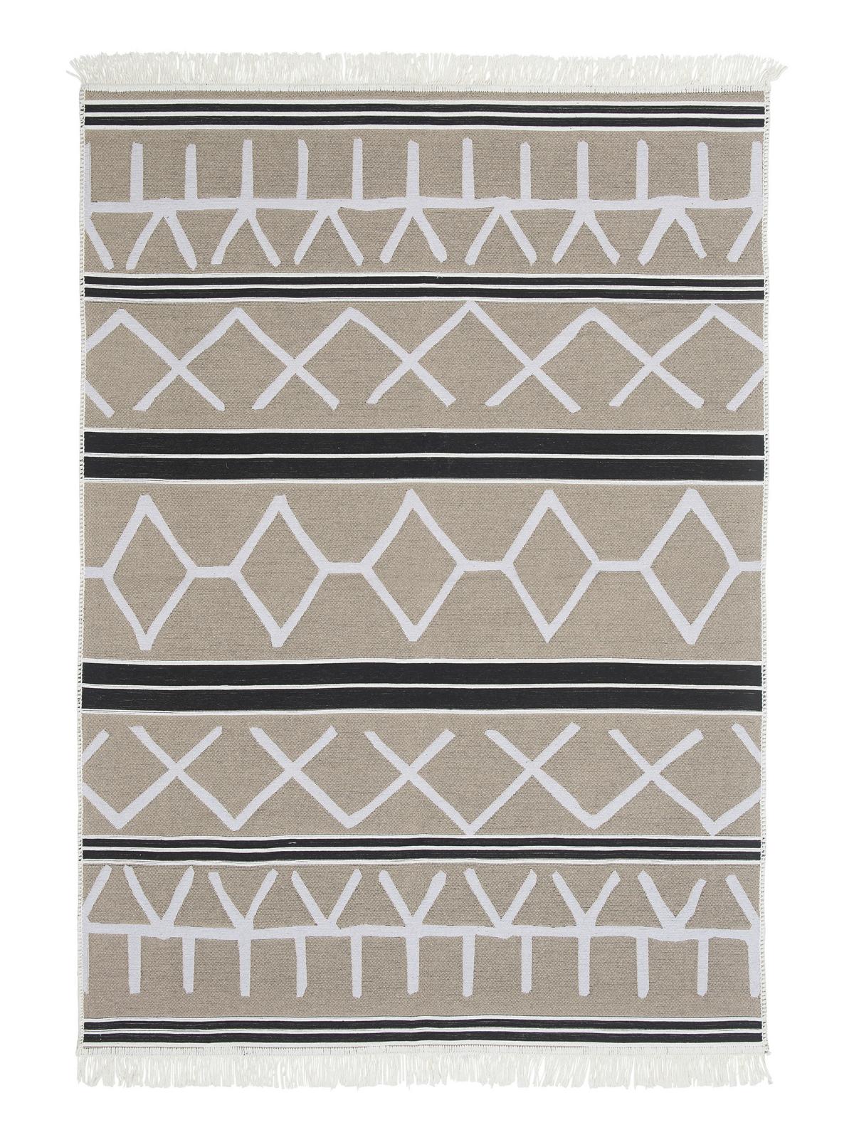 Teppich Braun Baumwolle Ida Rechteckig 120x170 Cm - Braun, ROMANTIK / LANDHAUS, Textil (120/170cm) - James Wood