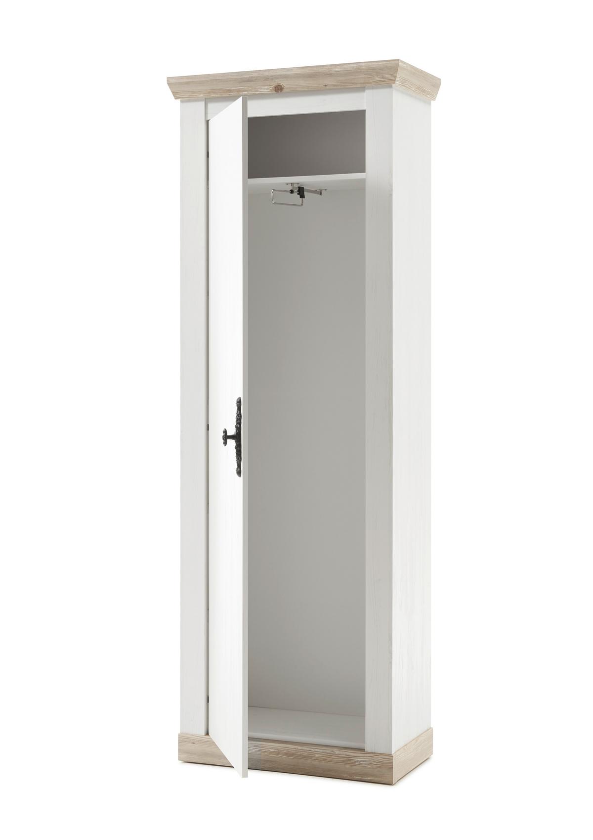 Garderobe Florenz Pinienfarben/Hellbraun 190 cm - Hellbraun/Pinienfarben, Design, Holzwerkstoff (190/201/45cm) - MID.YOU