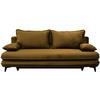 2-sitzer-sofa Mit Schlaffunktion Look B: 217 Cm - Goldfarben/Schwarz, Design, Textil (217/73/86/106cm) - MID.YOU
