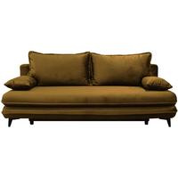 2-sitzer-sofa Mit Schlaffunktion Look B: 217 Cm - Goldfarben/Schwarz, Design, Textil (217/73/86/106cm) - MID.YOU