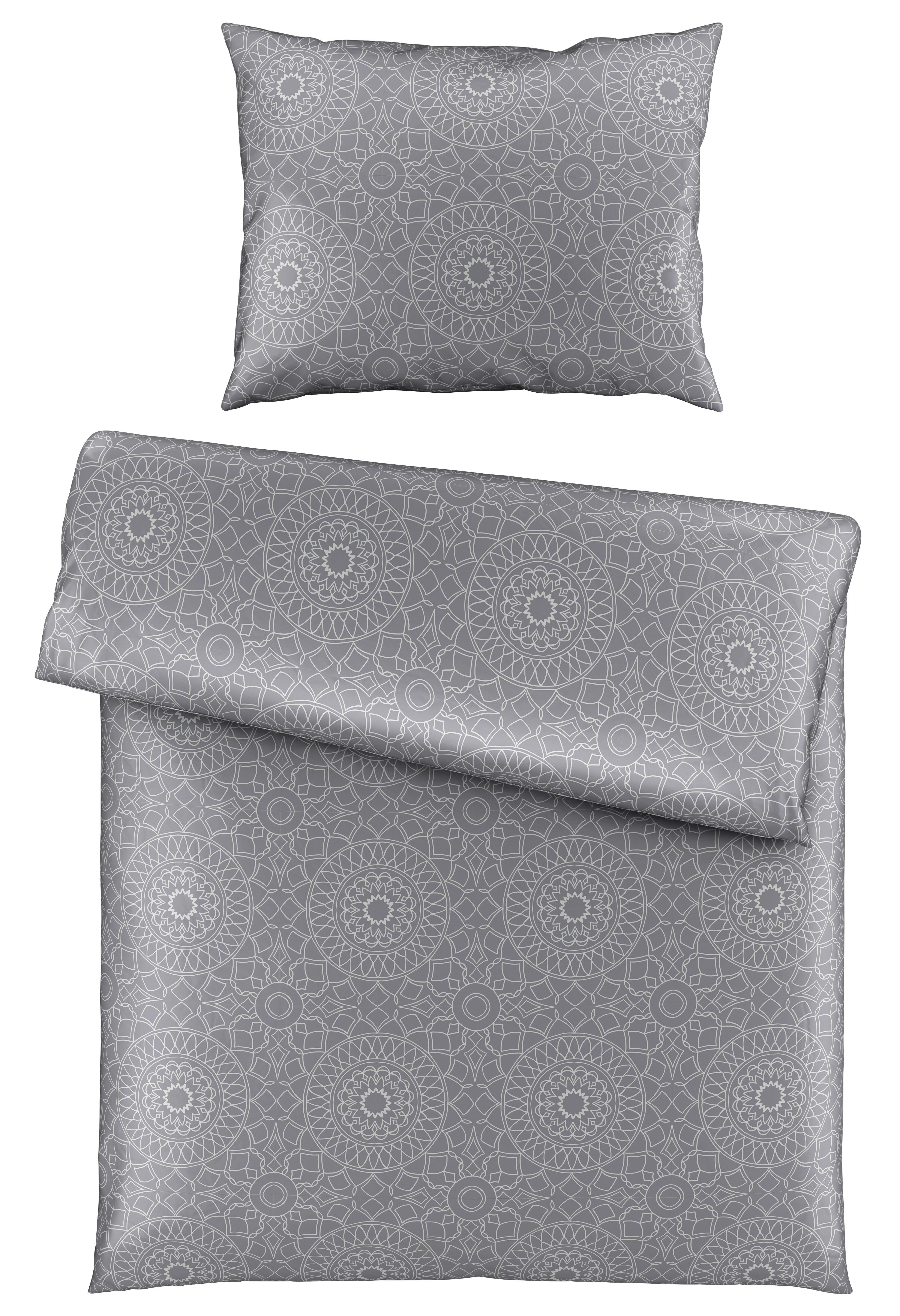 Posteľná Bielizeň Elisa, 140/200cm, Sivá - sivá, Moderný, textil (140/200cm) - Premium Living