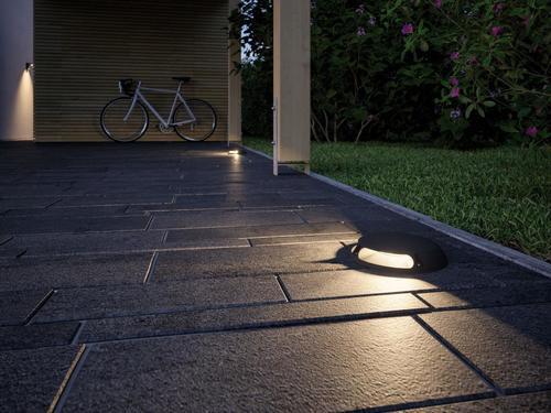 Wegeleuchte Plug&shine 6w Aluminium - Anthrazit, Design, Metall (16/3,2cm) - Paulmann