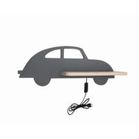 Kinderwandleuchte 21-85061 Car - Grau, Basics, Holz/Holzwerkstoff (43/12/15cm)