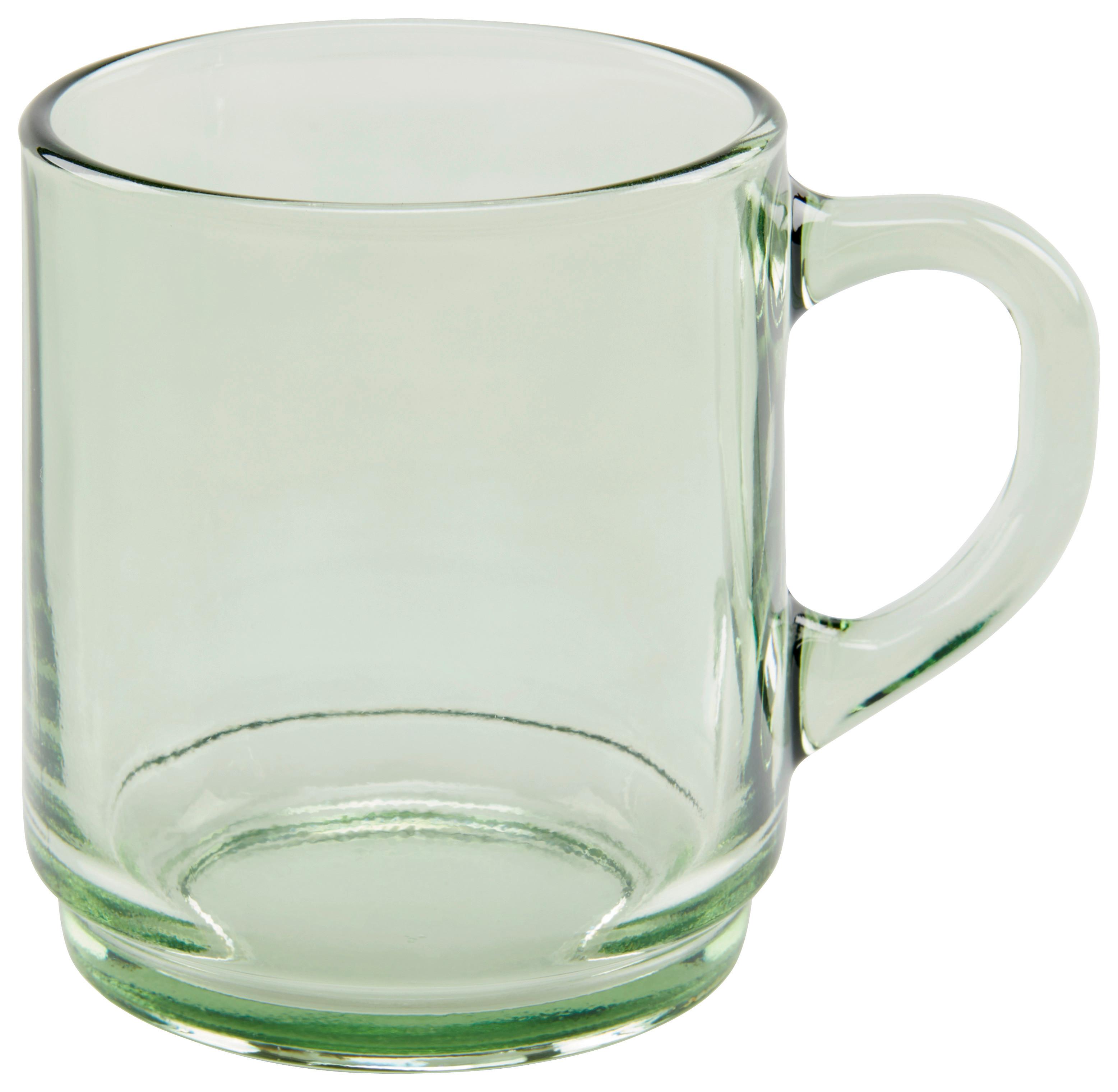 Csésze Bianca - zöld, Basics, Üveg (9,1cm) - James Wood