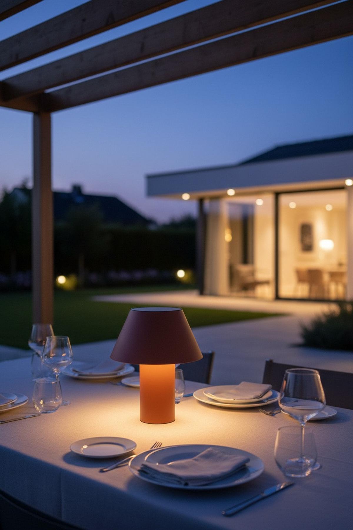 SOLARLEUCHTE 3-Fach dimmbar - Braun, Basics, Kunststoff/Metall (25/30/25cm) - Markslöjd