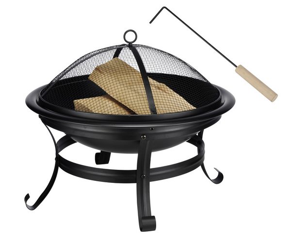 Schwarze Feuerstelle aus Stahl kaufen