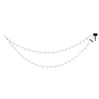 Szolárlámpa Oleana - fekete/átlátszó, Basics, műanyag (935cm) - Homezone