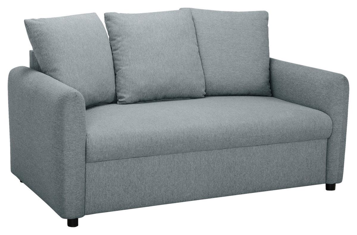 2-sitzer-sofa Aladin Grau - Schwarz/Grau, Basics, Textil (161,5/89/89cm) - P & B