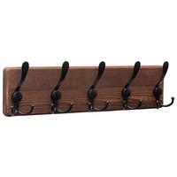 Hakenleiste Mila 2 - Braun, MODERN, Holz (44/11/6,8cm)