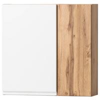 Hängeschrank Varese B: 65 cm Wotaneiche Dekor/Weiß - Eiche Wotan/Weiß, MODERN, Holzwerkstoff (65/64/20cm) - Held