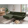 Ecksofa Drago, Waldgrün S: 166x290 cm - Waldgrün/Wildeiche, KONVENTIONELL, Textil (166/290cm) - MID.YOU