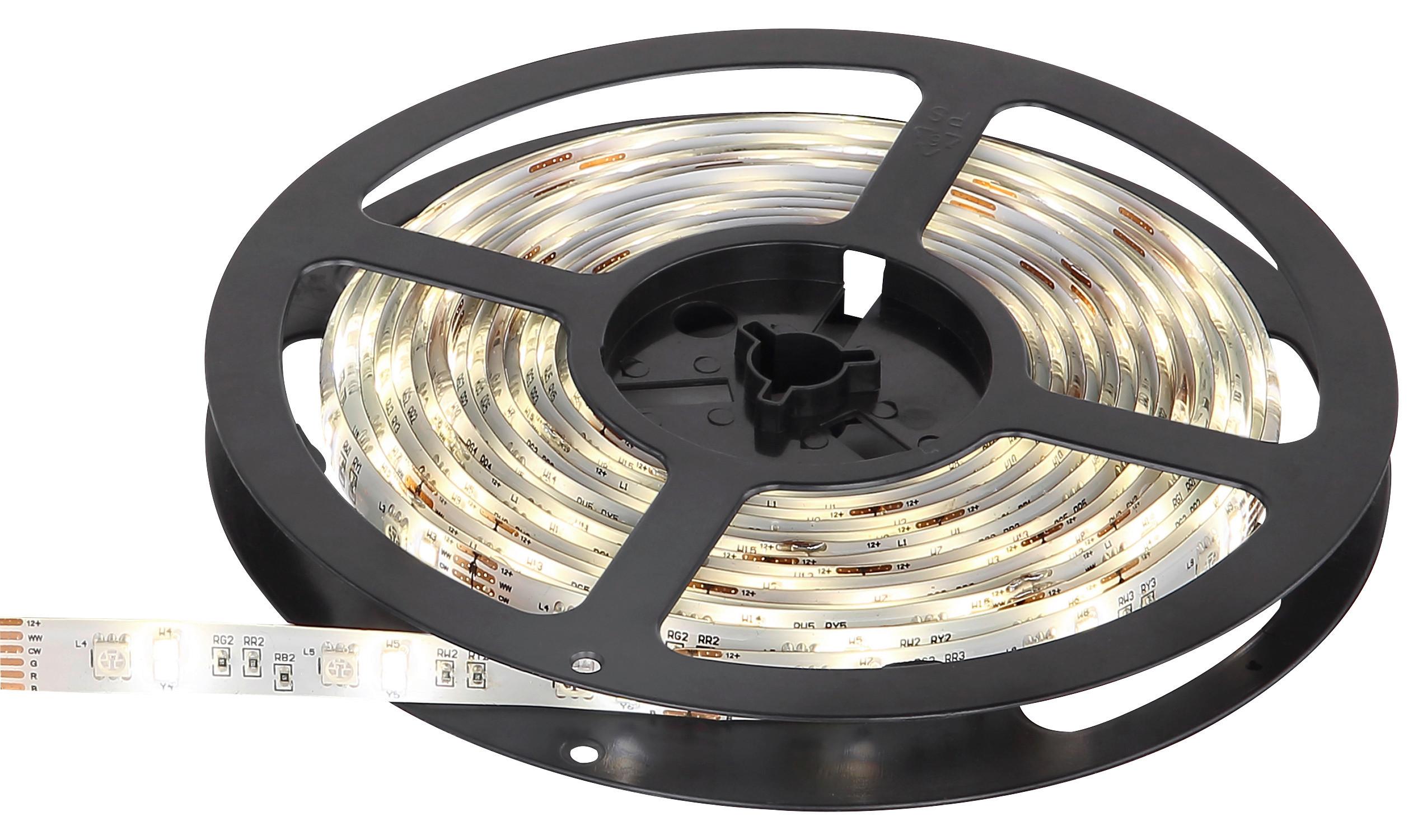 Led-streifen Eduard Farbwechsler Mit Fernbedienung - Basics, Kunststoff (500cm) - Globo