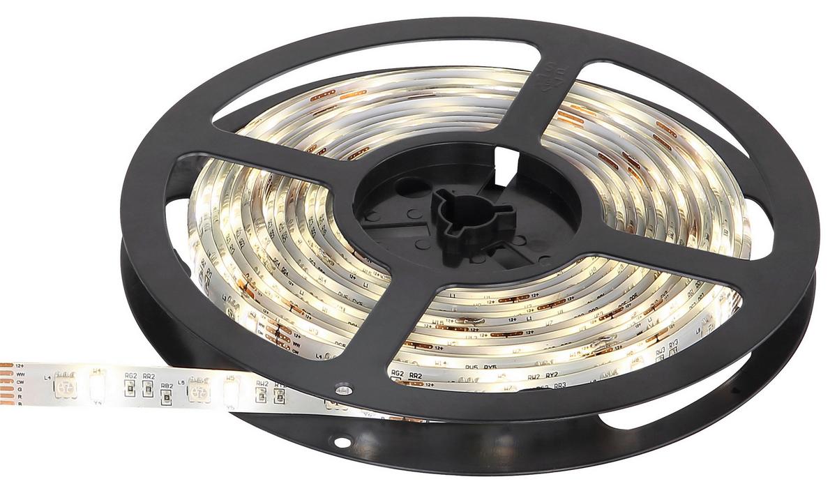 Led-streifen Eduard Farbwechsler Mit Fernbedienung - Basics, Kunststoff (500cm) - Globo