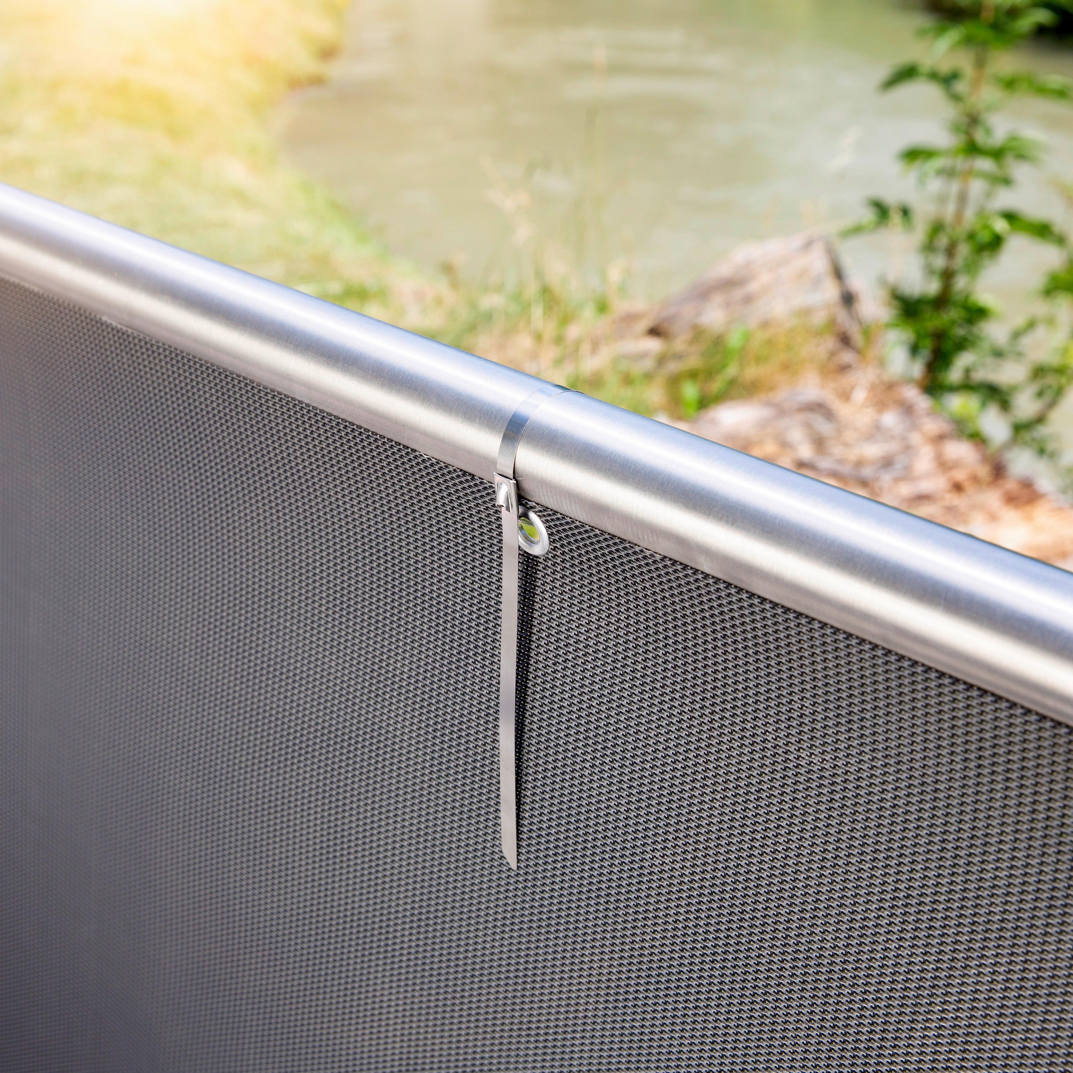 Tienica clona titánová - titánová, Basics, plast (90/500cm)