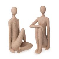 Dekofigur Kind Leonie - Hellbraun, Basics, Kunststoff (11/8,5/20,5cm)