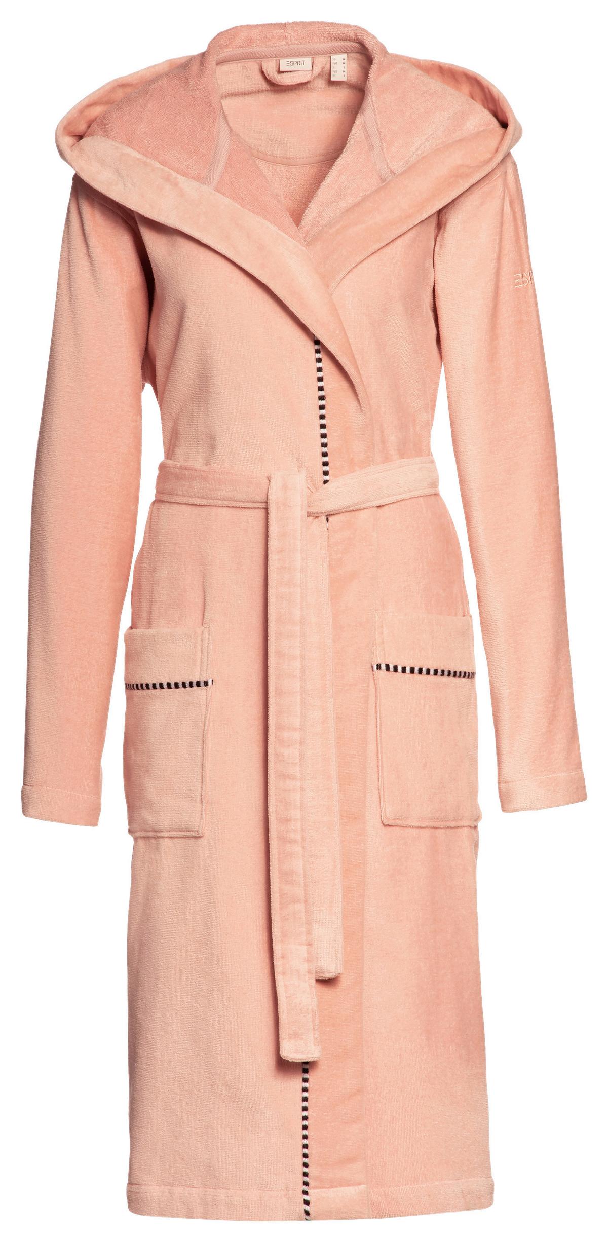 Bademantel Usm Box Rose - Rosa, Textil (XS-XLnull) - Esprit