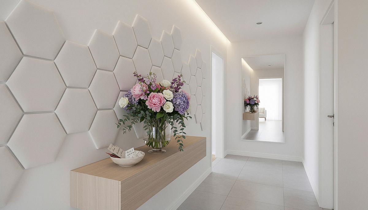 Wandpaneel Claudia 3 Beige B: 35 cm - Beigebraun, Trend, Holzwerkstoff/Kunststoff (35/30/3.6cm)