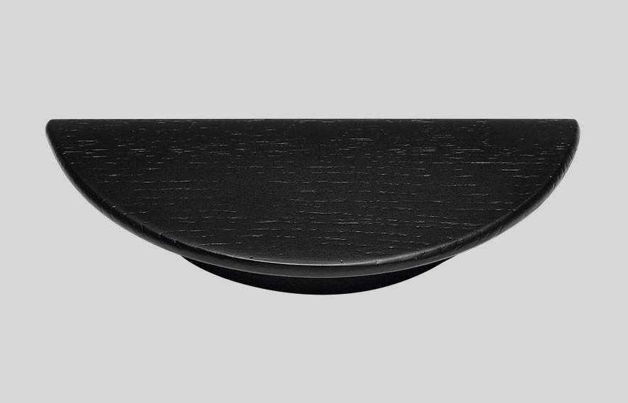 Holzgriff Eiche Schwarz Griffe - Eiche dunkel, MODERN, Holz - Vertico