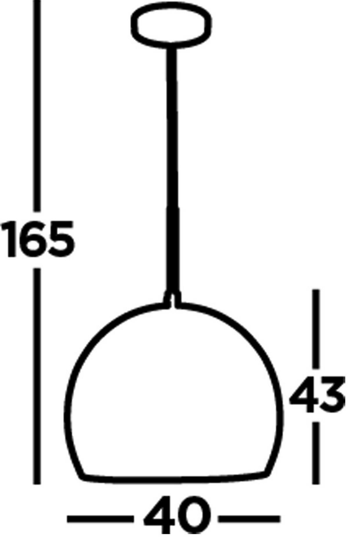 Hängeleuchte Chicago 3039bk - Goldfarben/Schwarz, Basics, Metall (40/165cm)