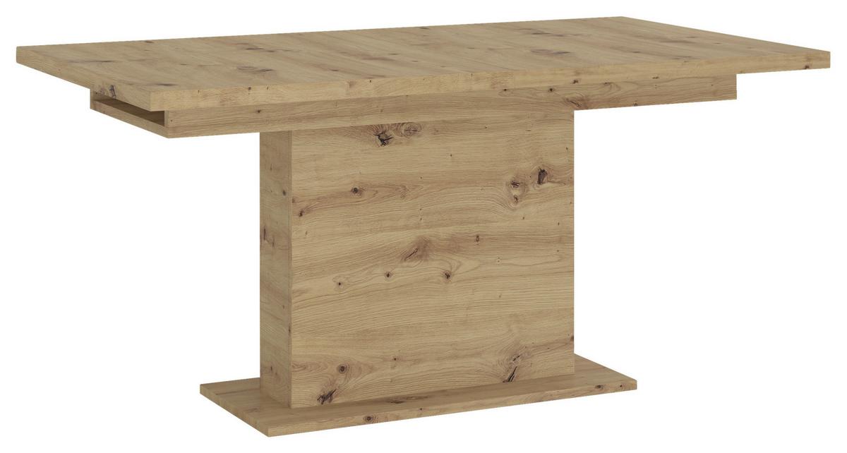 Esstisch Luci Eiche Artisan B: 160 Cm - Eiche Artisan, Trend, Holzwerkstoff (160/76,3/90cm) - MID.YOU