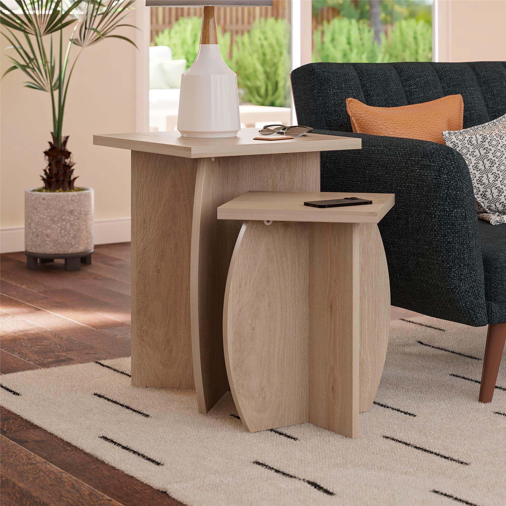 Couchtisch Voler Eiche Dekor B: 48 cm - Eichefarben, Design, Holzwerkstoff (48/48/63cm) - MID.YOU