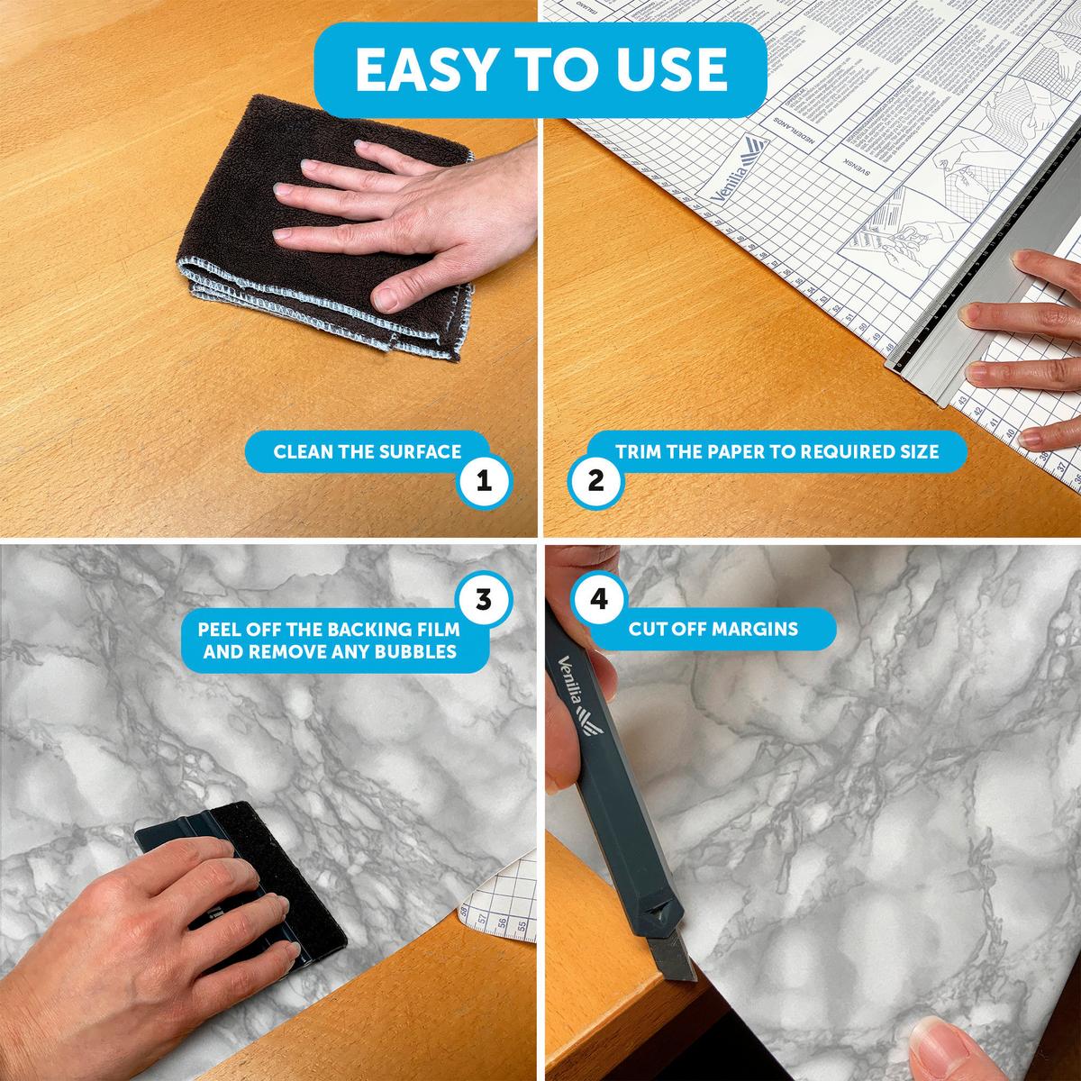 Klebefolie 53357 Klebefolie Deko Standard - Grau, Basics, Kunststoff (45/200cm) - Windhager