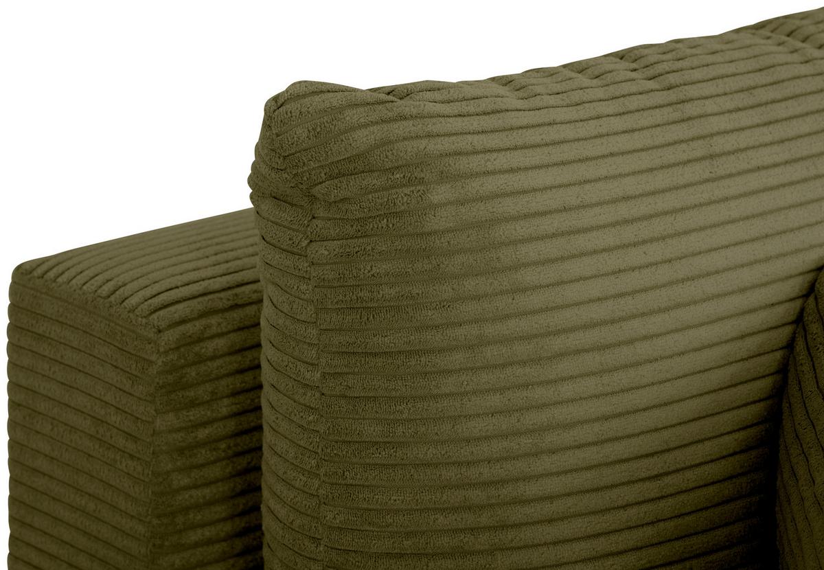Ecksofa Joni Olivgrün S: 250 cm - Olivgrün, Design, Textil (250/151cm) - MID.YOU