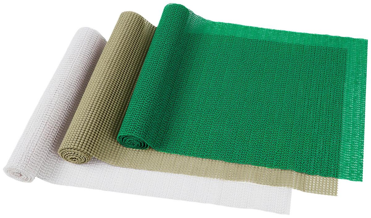 Antirutschmatte Inge - Taupe/Weiß, KONVENTIONELL, Kunststoff (45/125cm) - Ondega