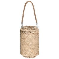 Lucerna Ciato, výška: 28cm - přírodní barvy, kov/dřevo (17/28cm) - Premium Living