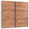 Schwebetürenschrank 250cm Level, Weiß/eiche Dekor - Eichefarben/Weiß, MODERN, Holzwerkstoff (250/236/65cm) - MID.YOU