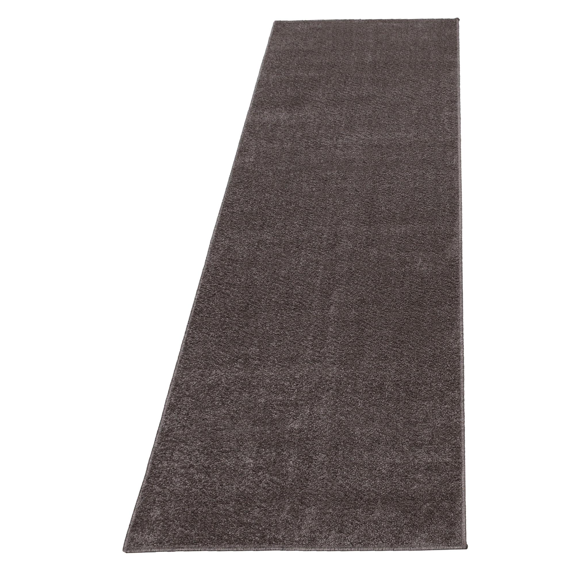 Teppich Läufer Hellbraun Ata 80x250 cm - Hellbraun, Design, Textil (80/250cm) - Novel
