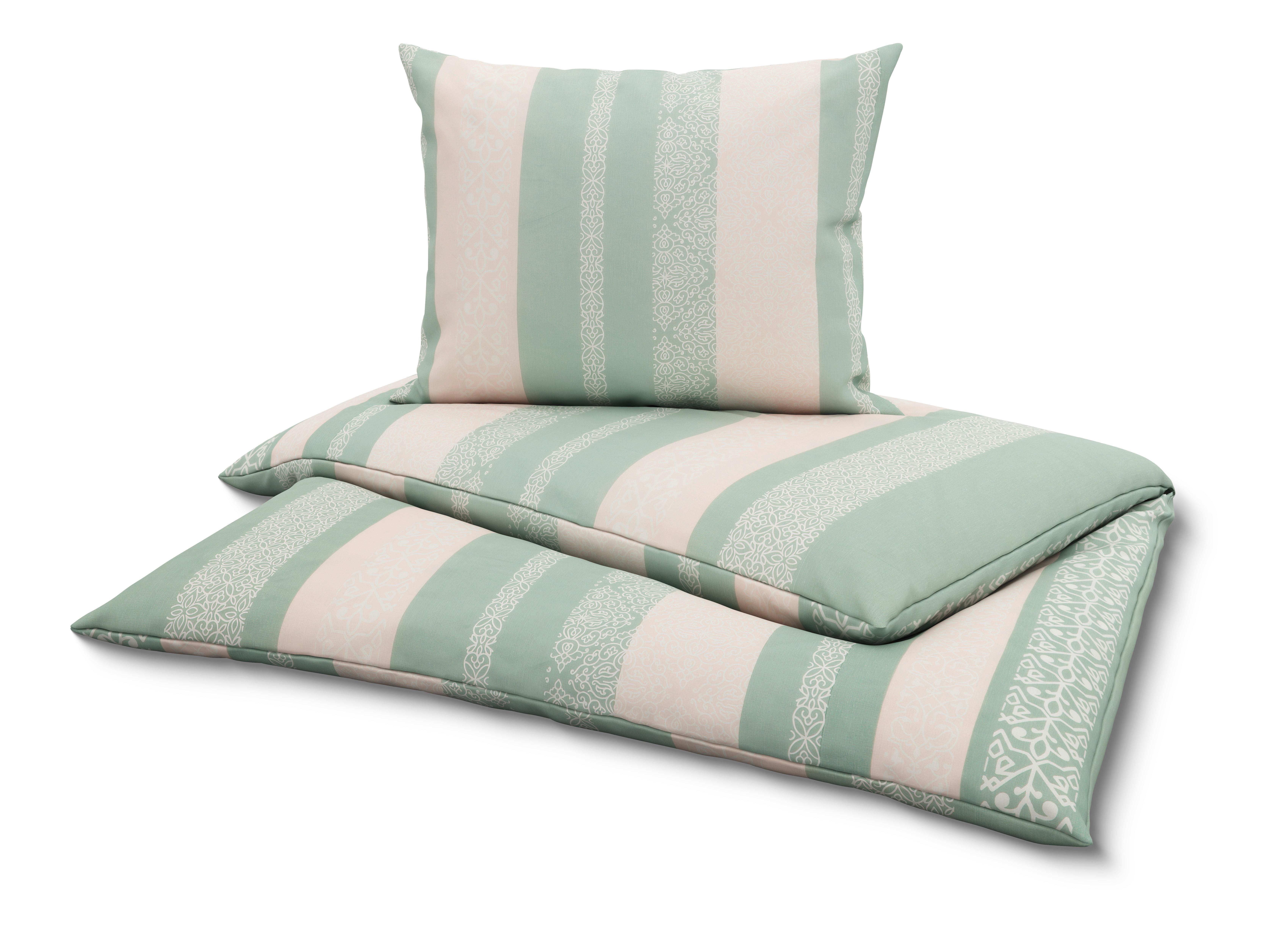 Bettwäsche Doreen - Mintgrün, MODERN, Textil - Luca Bessoni